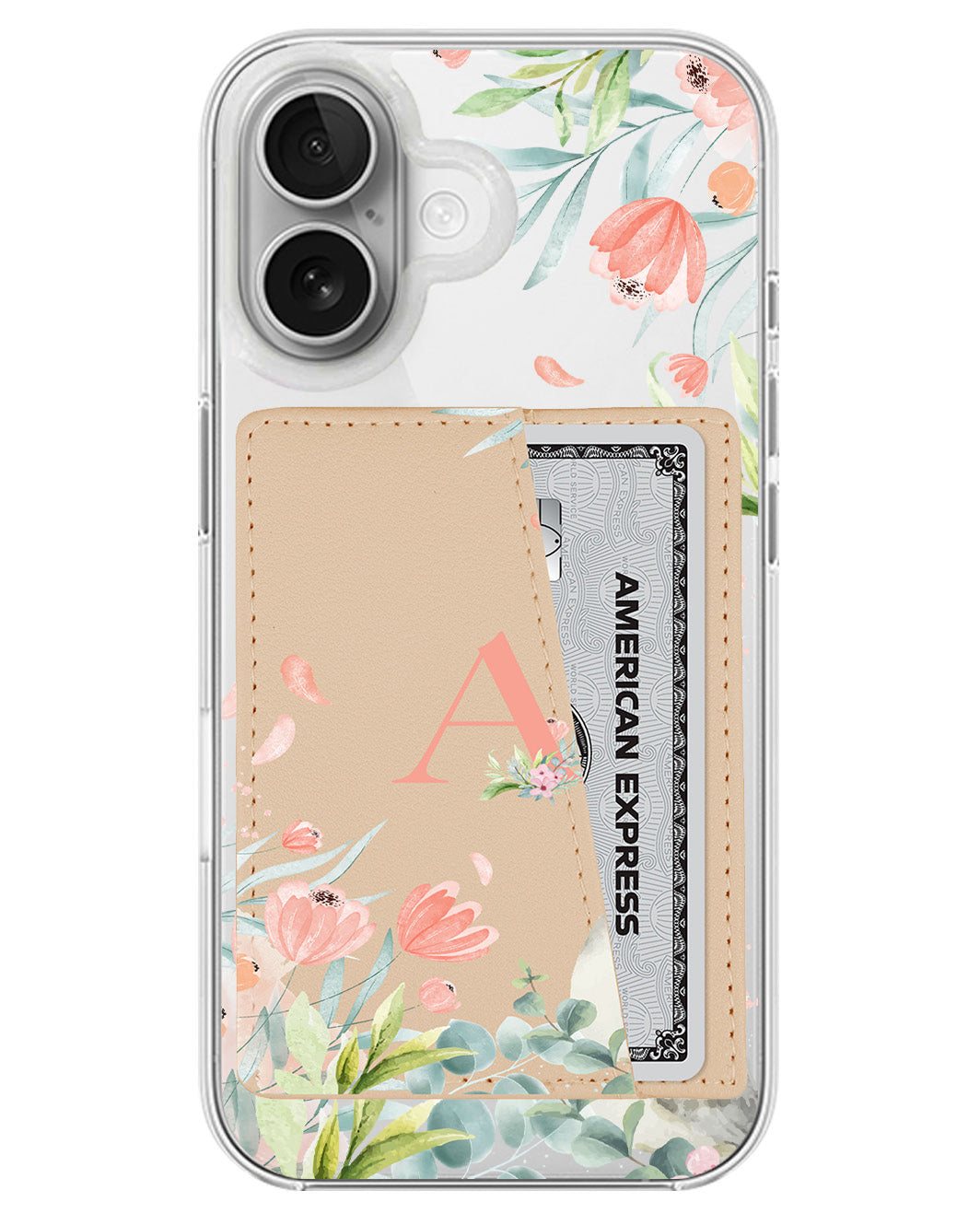 iPhone Leather Wallet Case - Flower Bloom