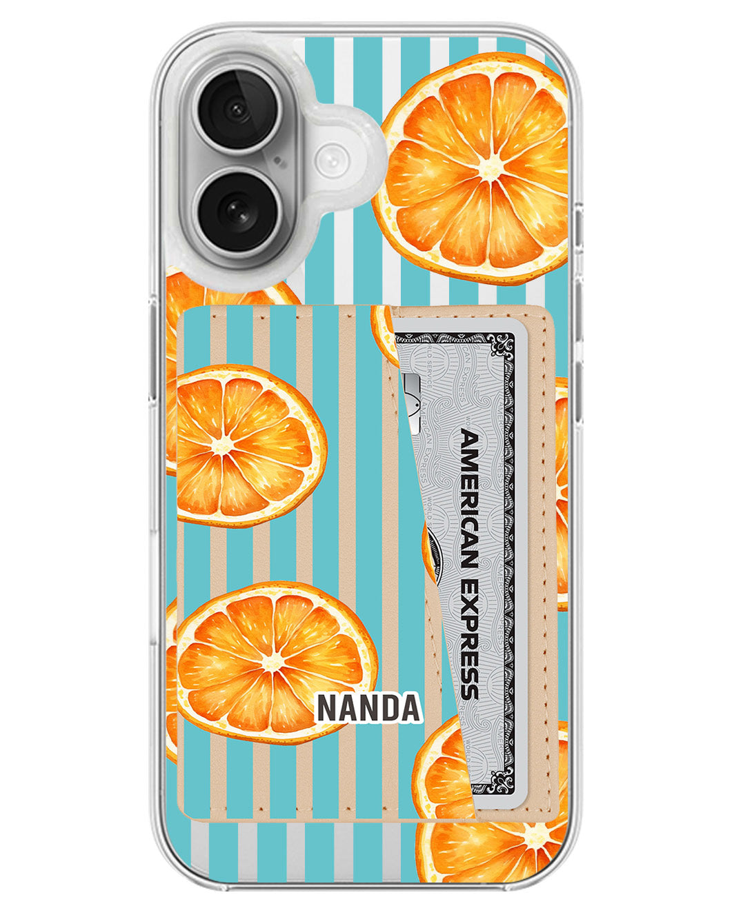 iPhone Leather Wallet Case - Sunshine Slices