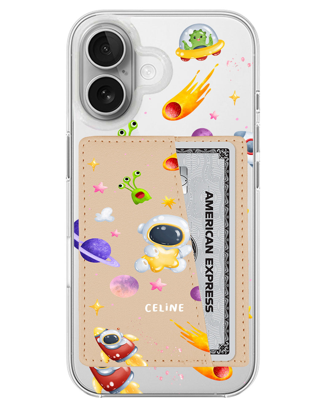 iPhone Leather Wallet Case - Spaceup