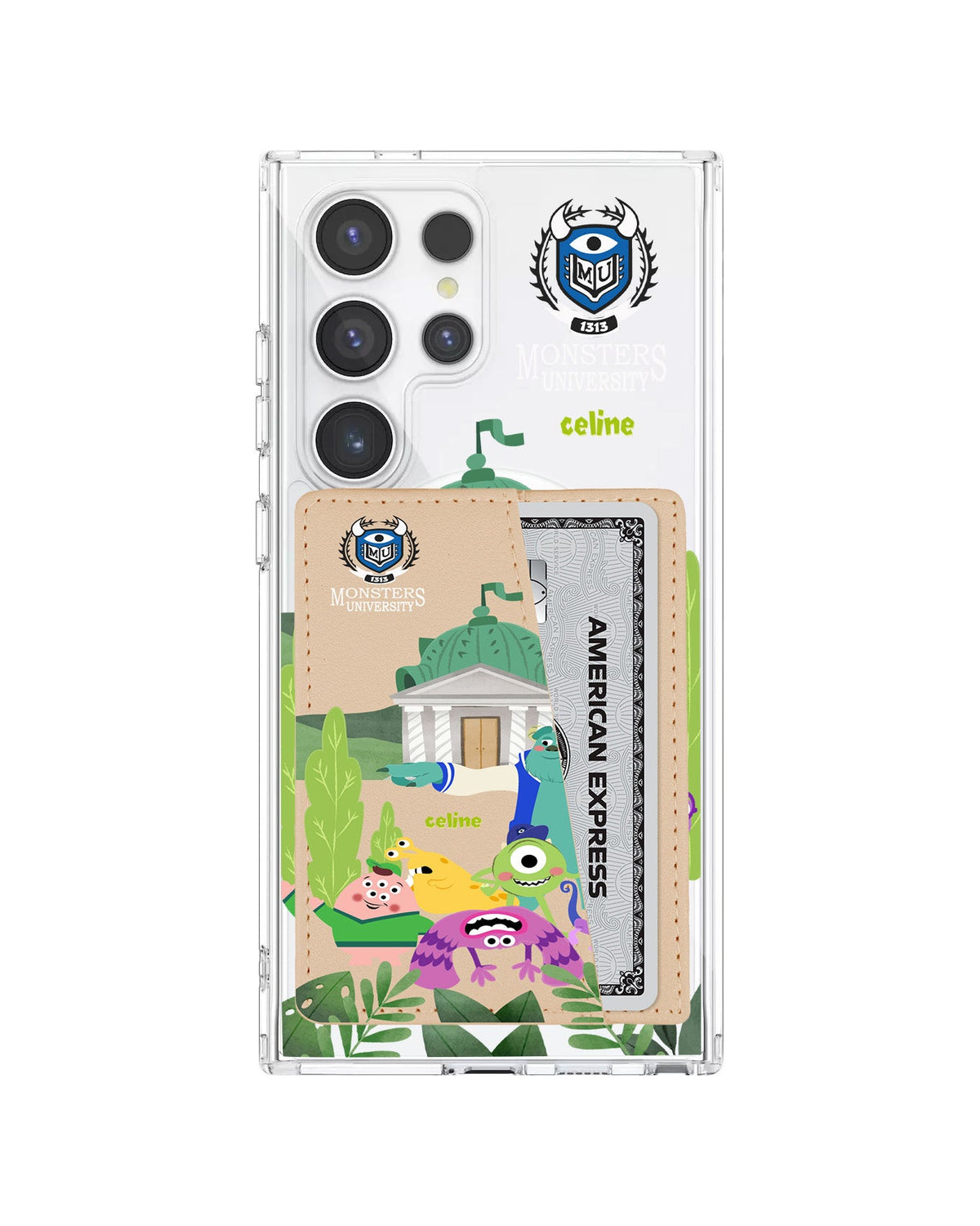 Android Leather Wallet Case - Monster University