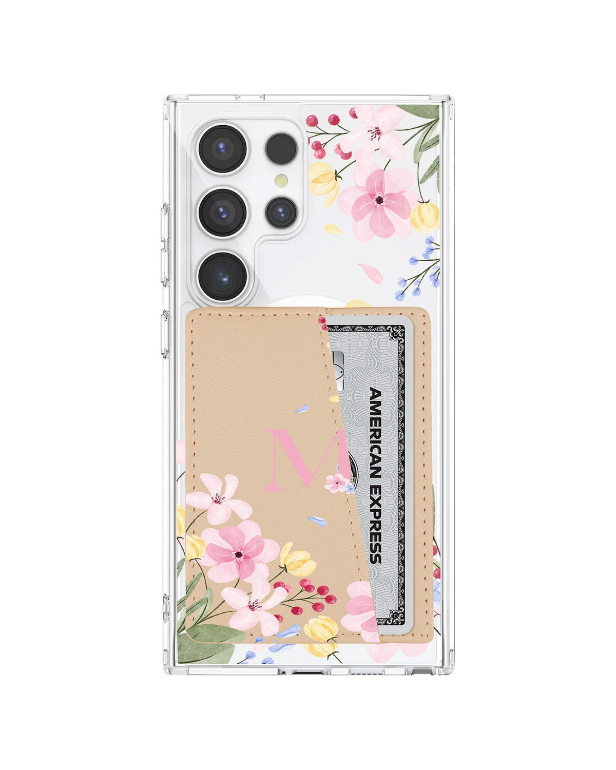 Android Leather Wallet Case - Flower Garden