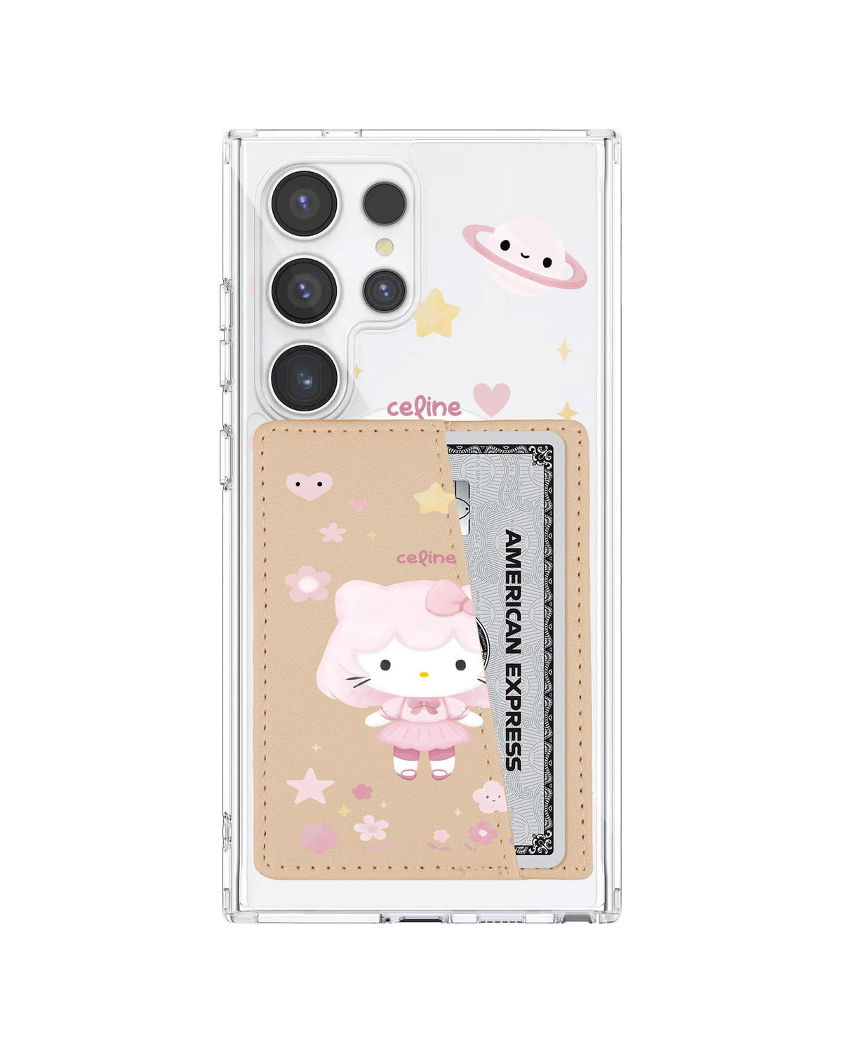 Android Leather Wallet Case - Hello Kitty