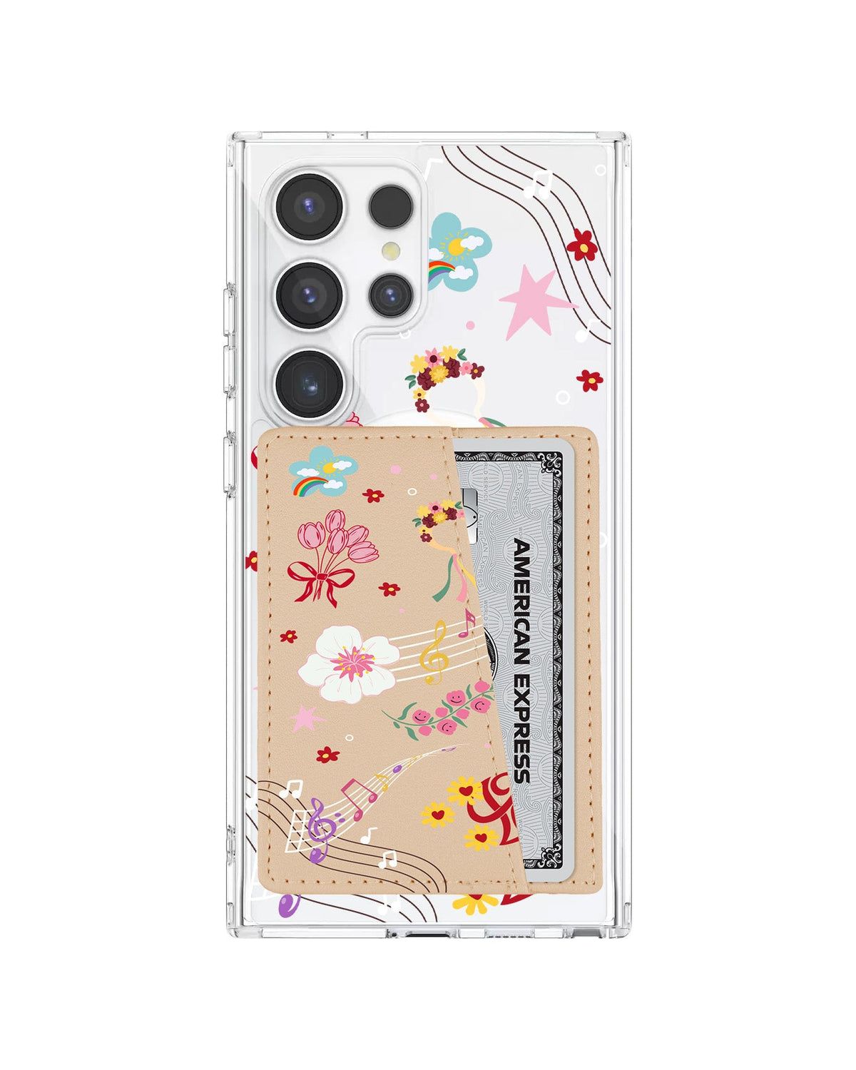 Android Leather Wallet Case - Red Velvet 3