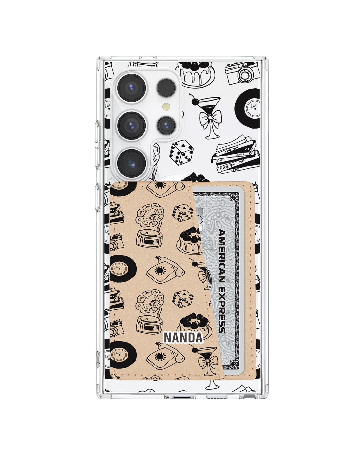 Android Leather Wallet Case - Sugar Rush