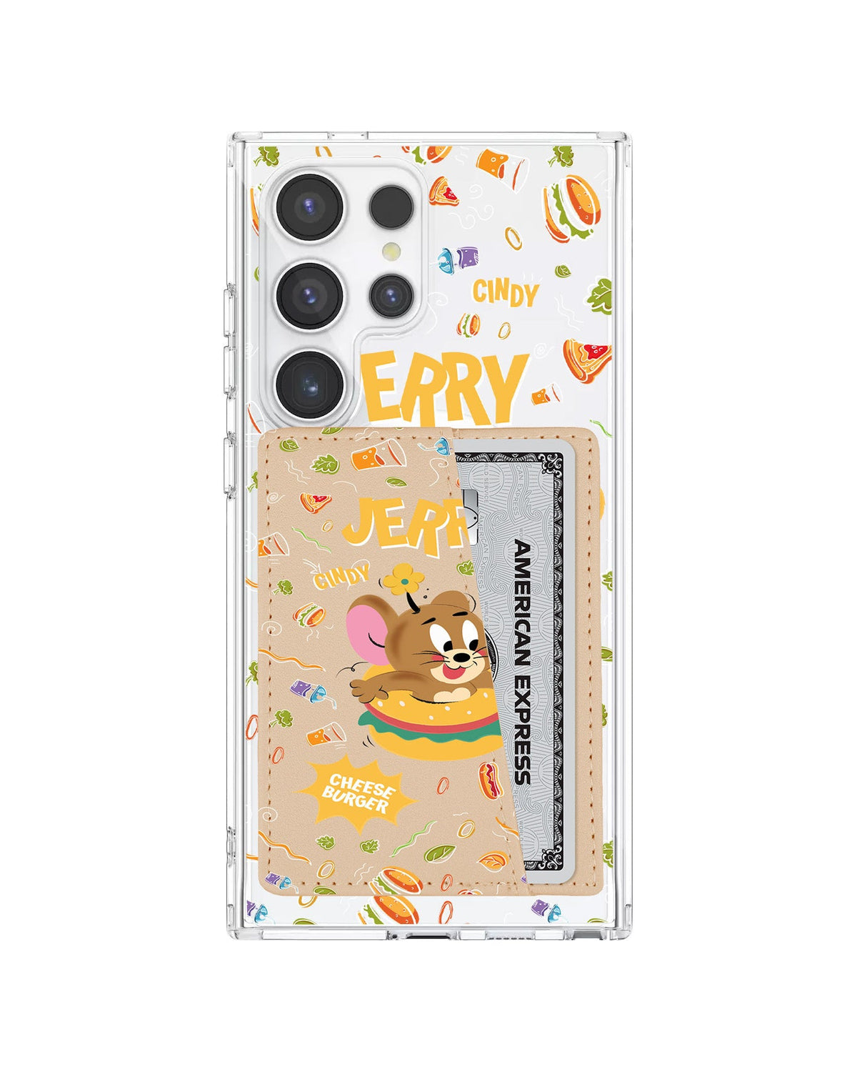 Android Leather Wallet Case - Jerry The Mouse