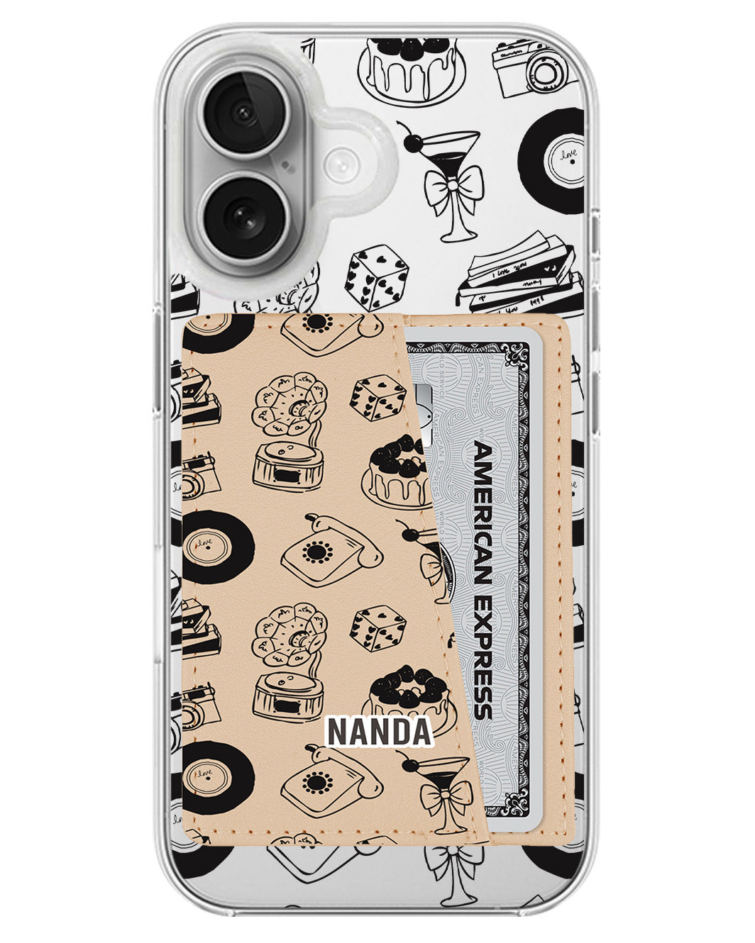 iPhone Leather Wallet Case - Sugar Rush