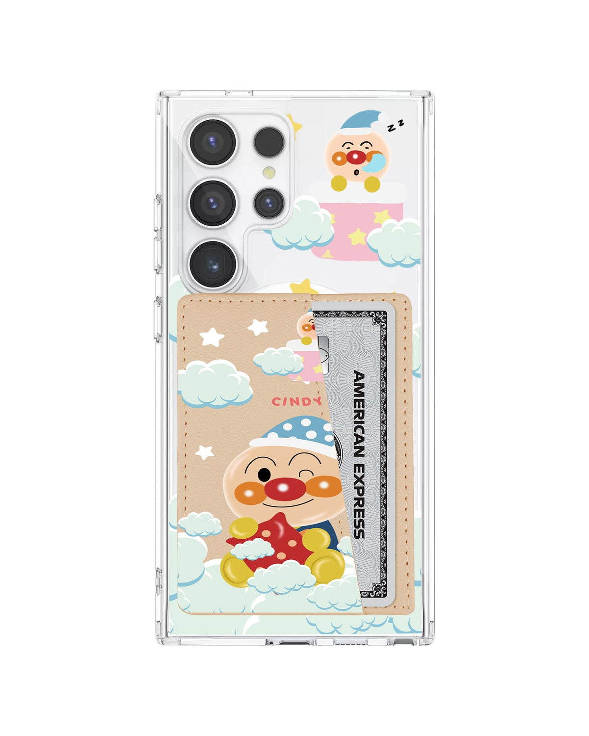 Android Leather Wallet Case - Dreaming Anpanman