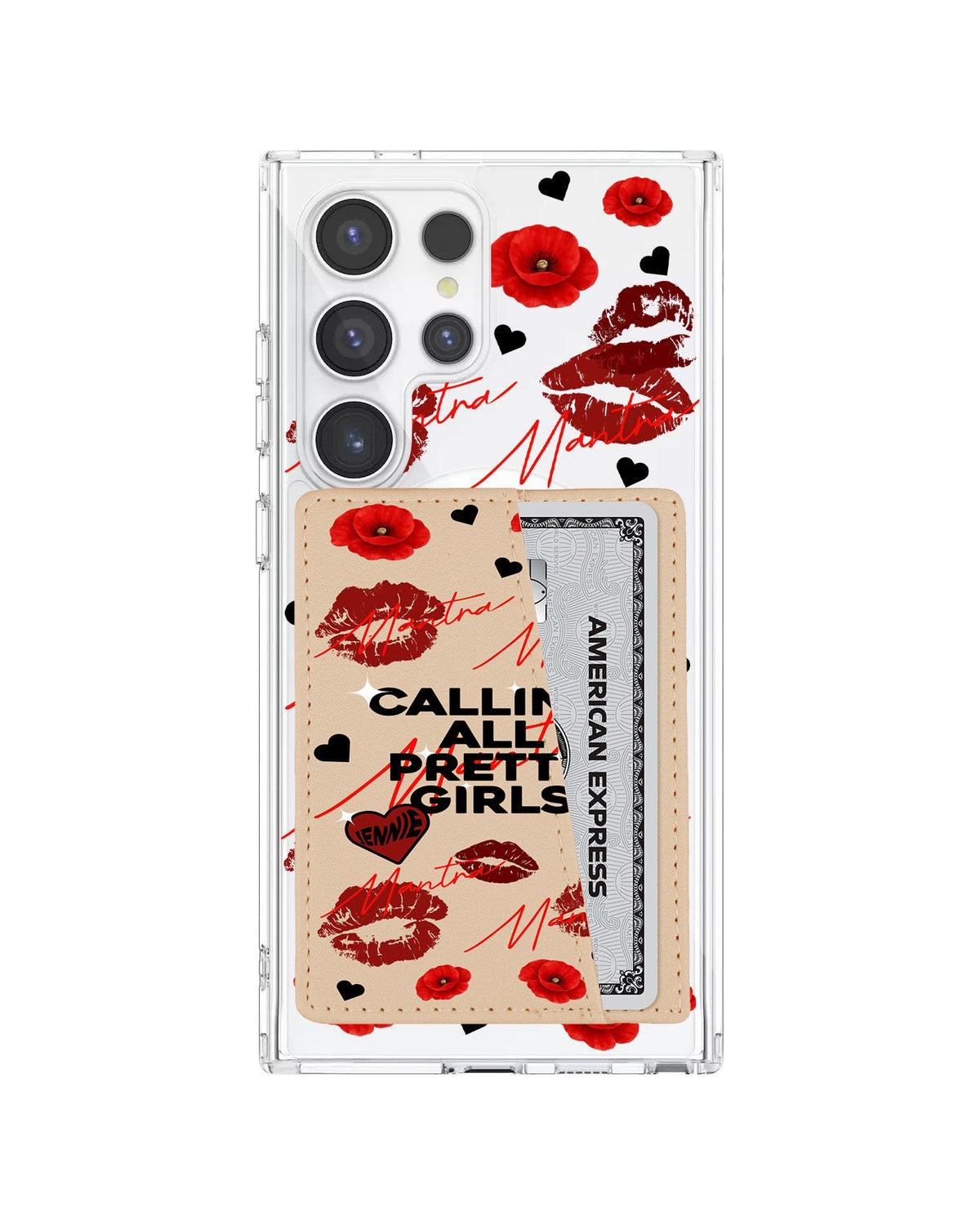 Android Leather Wallet Case - Jennie Pretty Girls