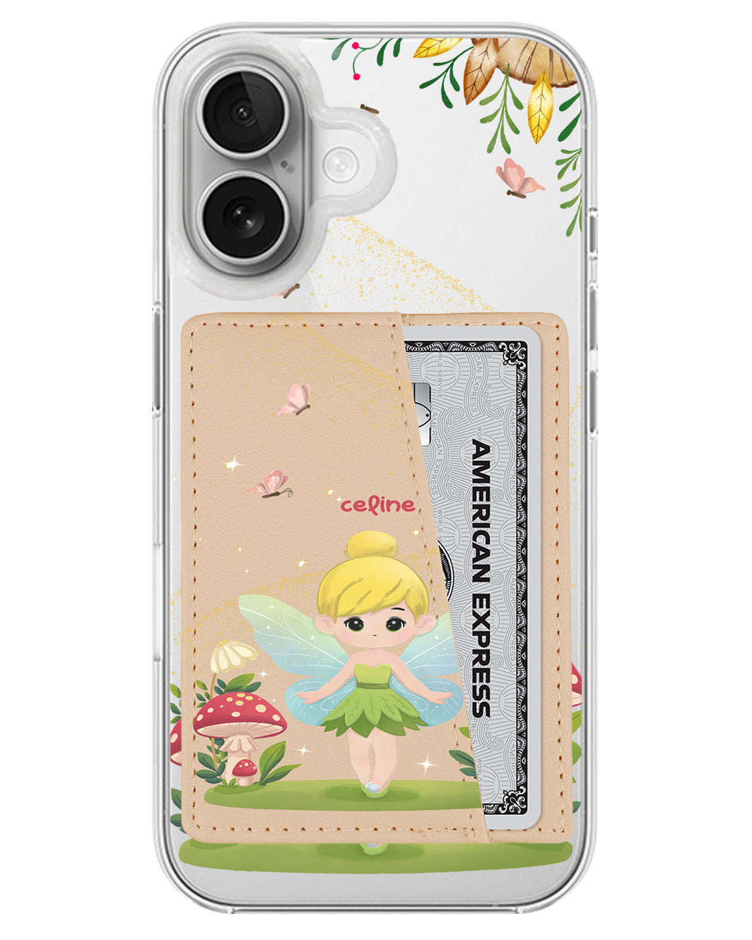 iPhone Leather Wallet Case - Fairy