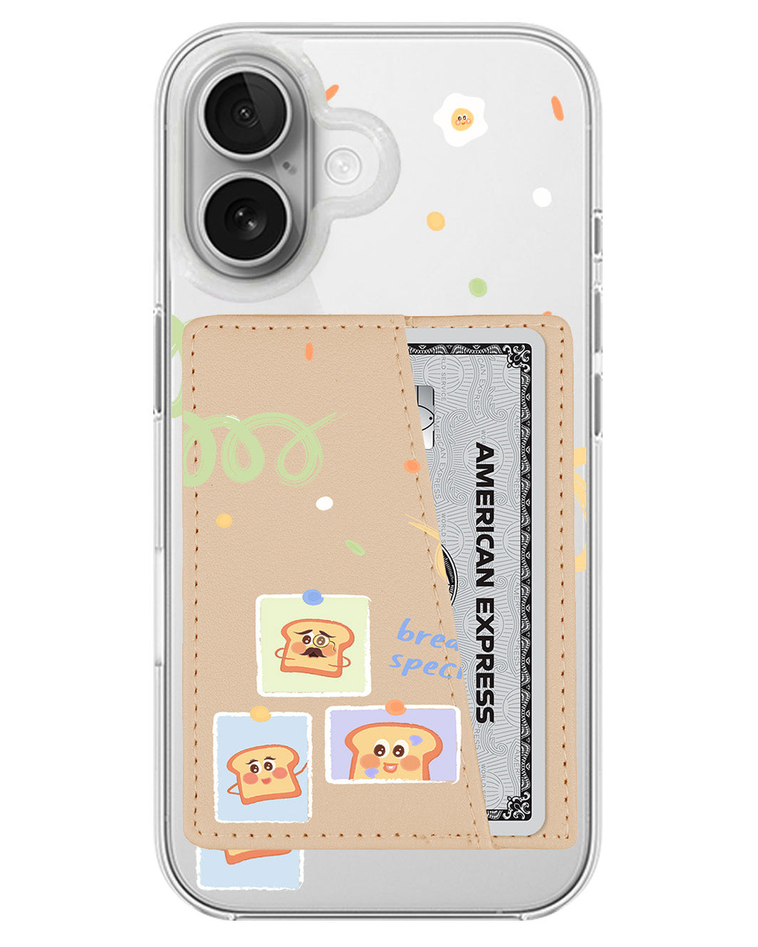 iPhone Leather Wallet Case - Mrs. Eggsy