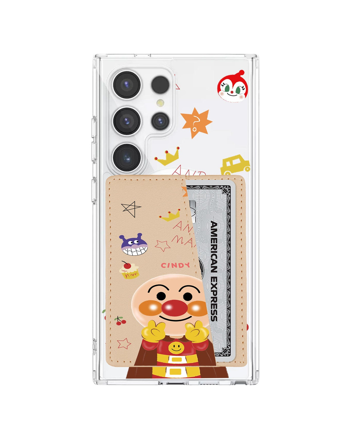 Android Leather Wallet Case - I'm Anpanman
