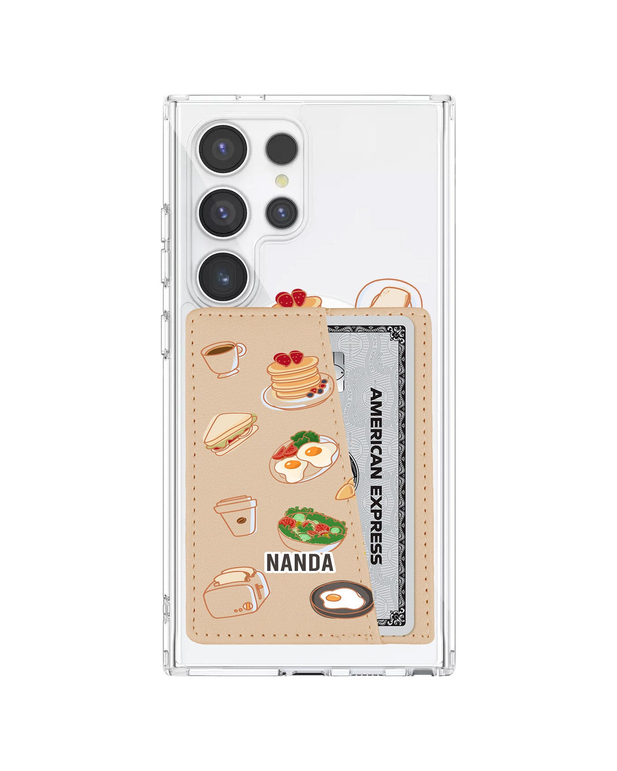 Android Leather Wallet Case - Morning Munchies