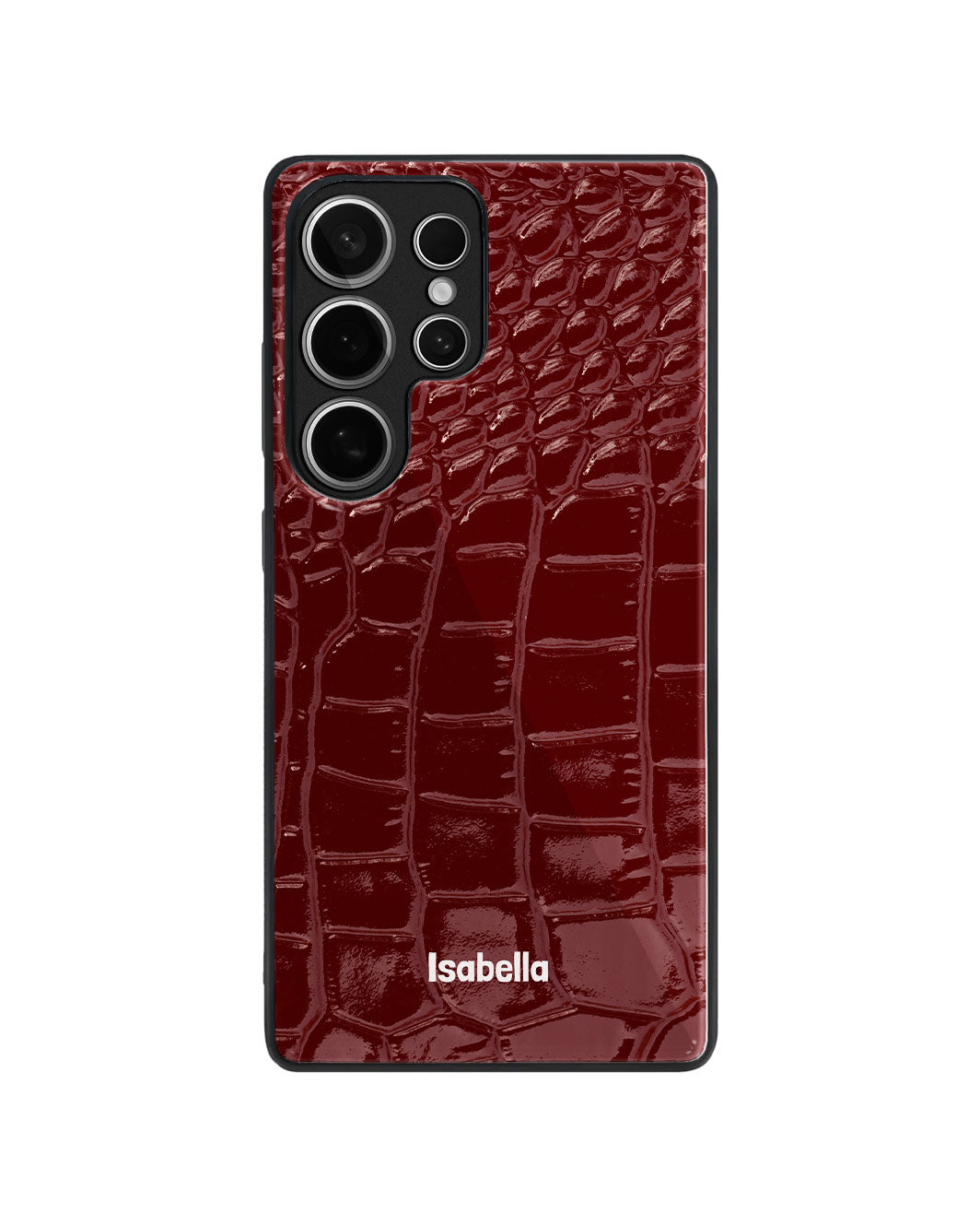 Android Premium Glaze Case - Crimson Croc