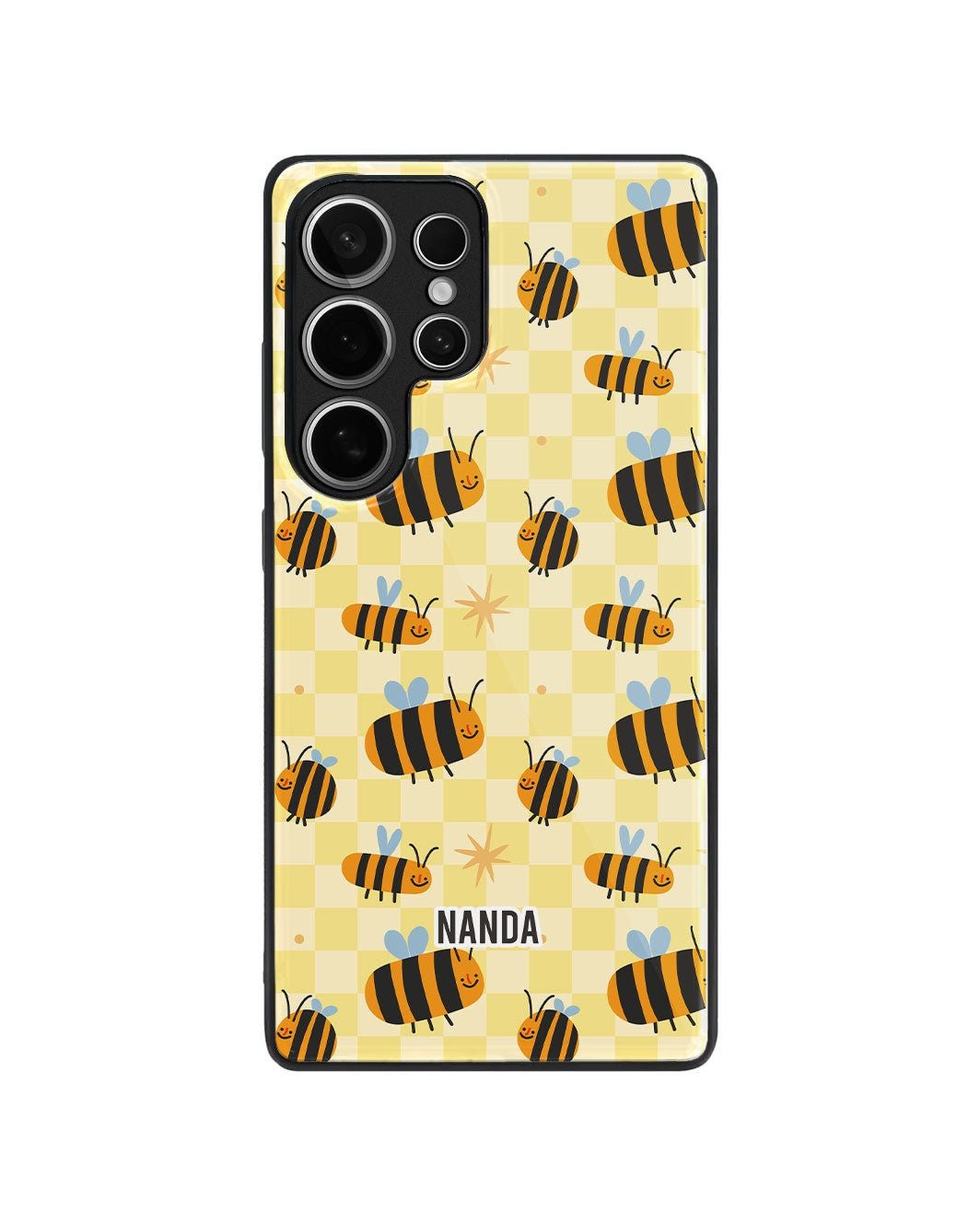 Android Premium Glaze Case - Bee Happy