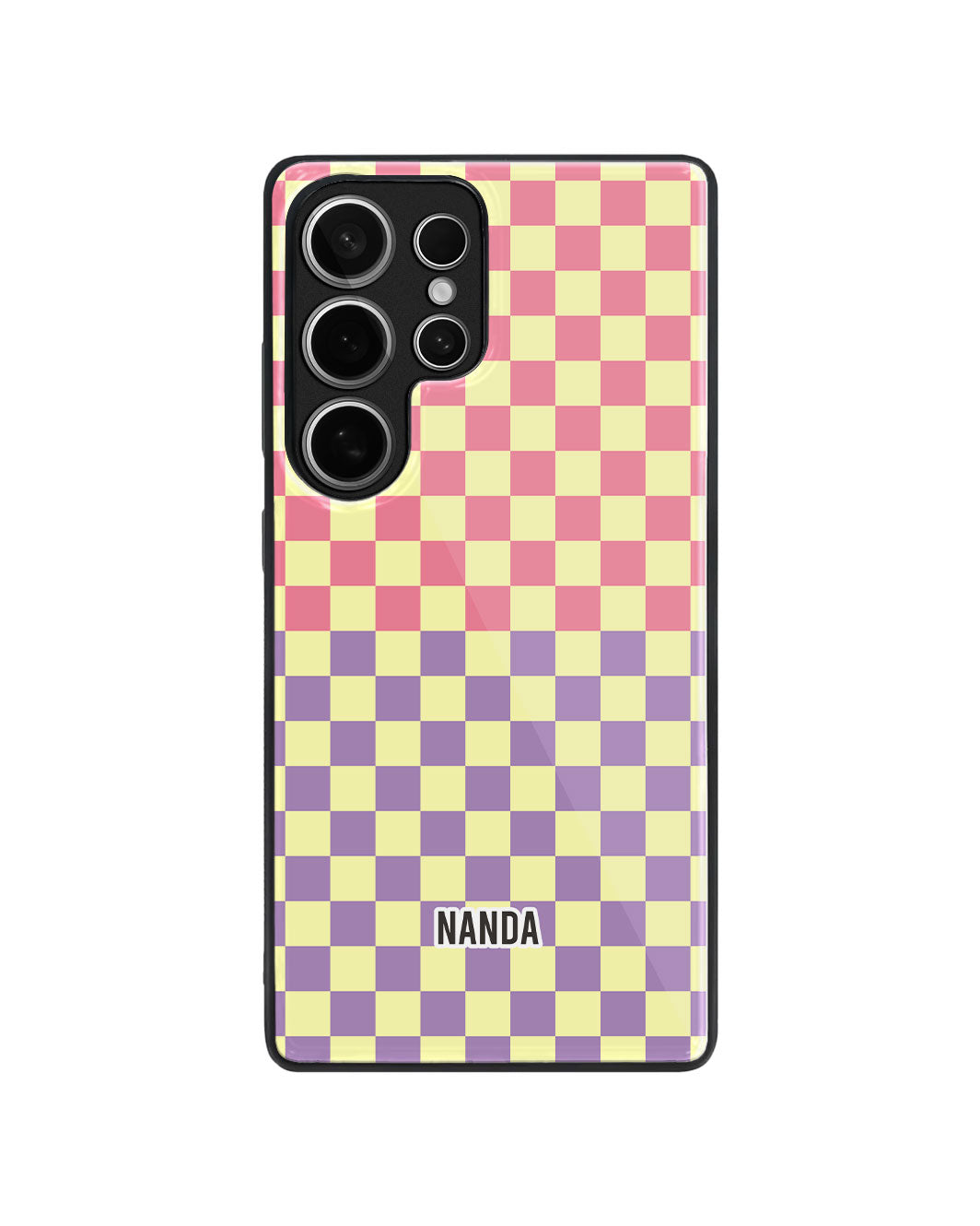 Android Premium Glaze Case - Candy Checkmate