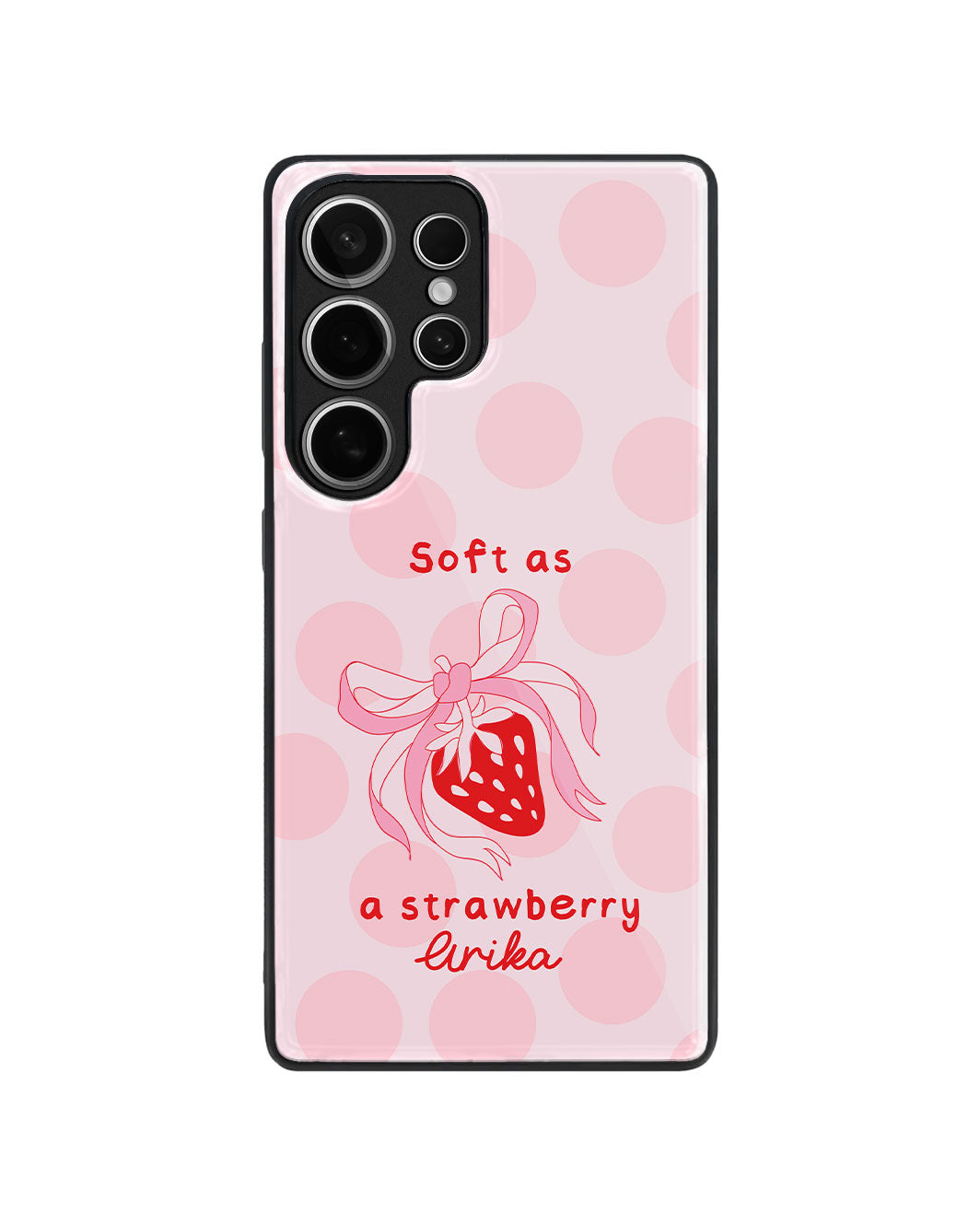 Android Premium Glaze Case - Strawberry Softie
