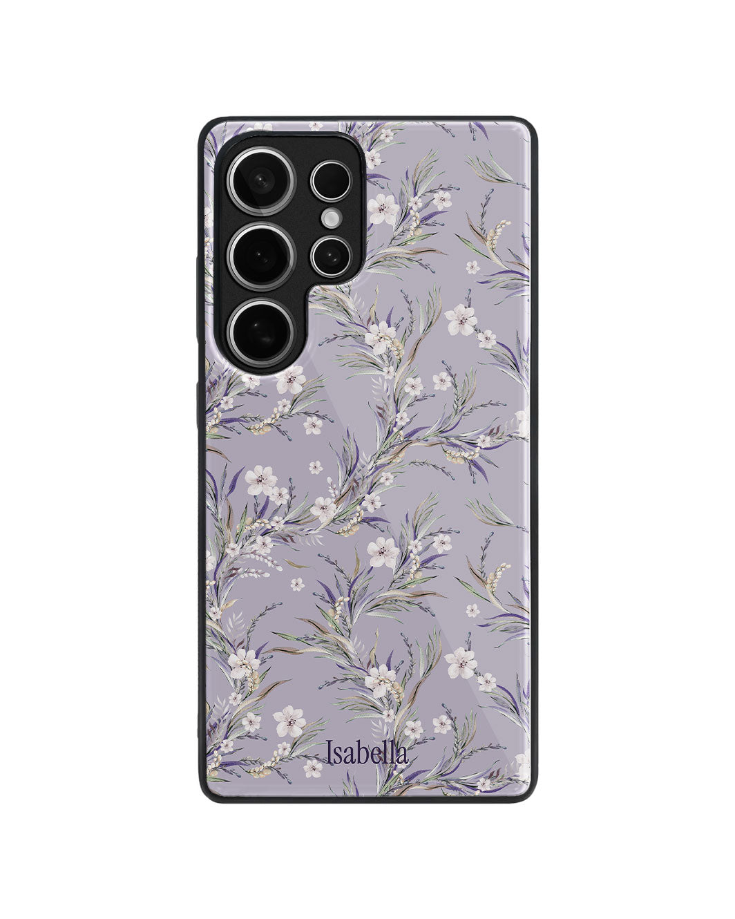 Android Premium Glaze Case - Lavender Vine
