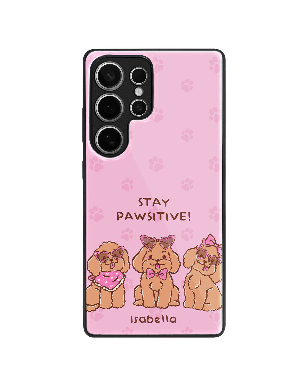 Android Premium Glaze Case - Stay Pawsitive