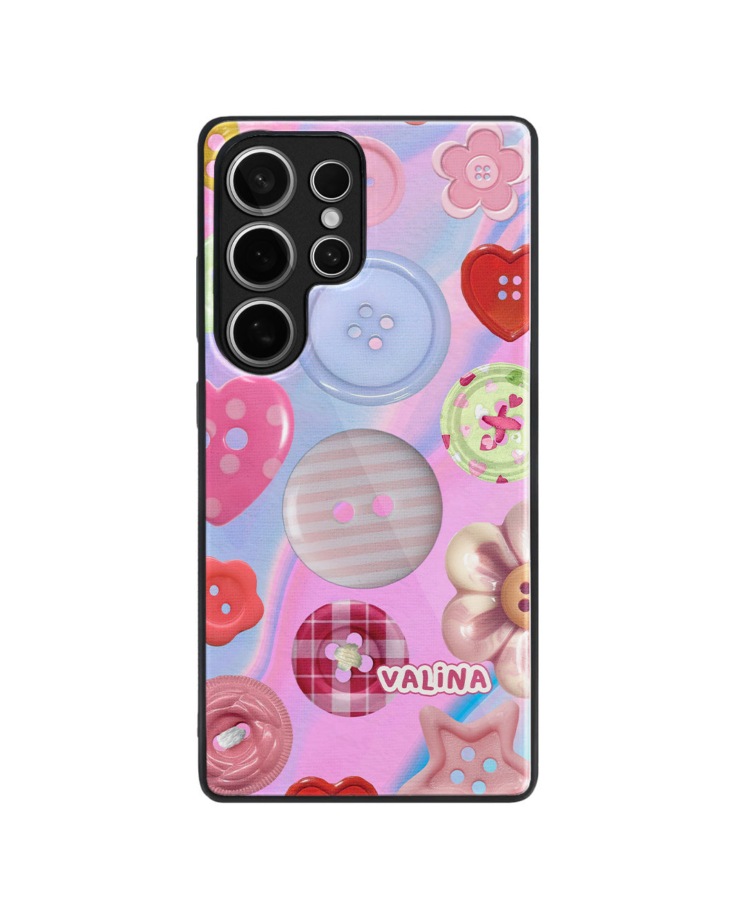Android Premium Glaze Case - Buttons