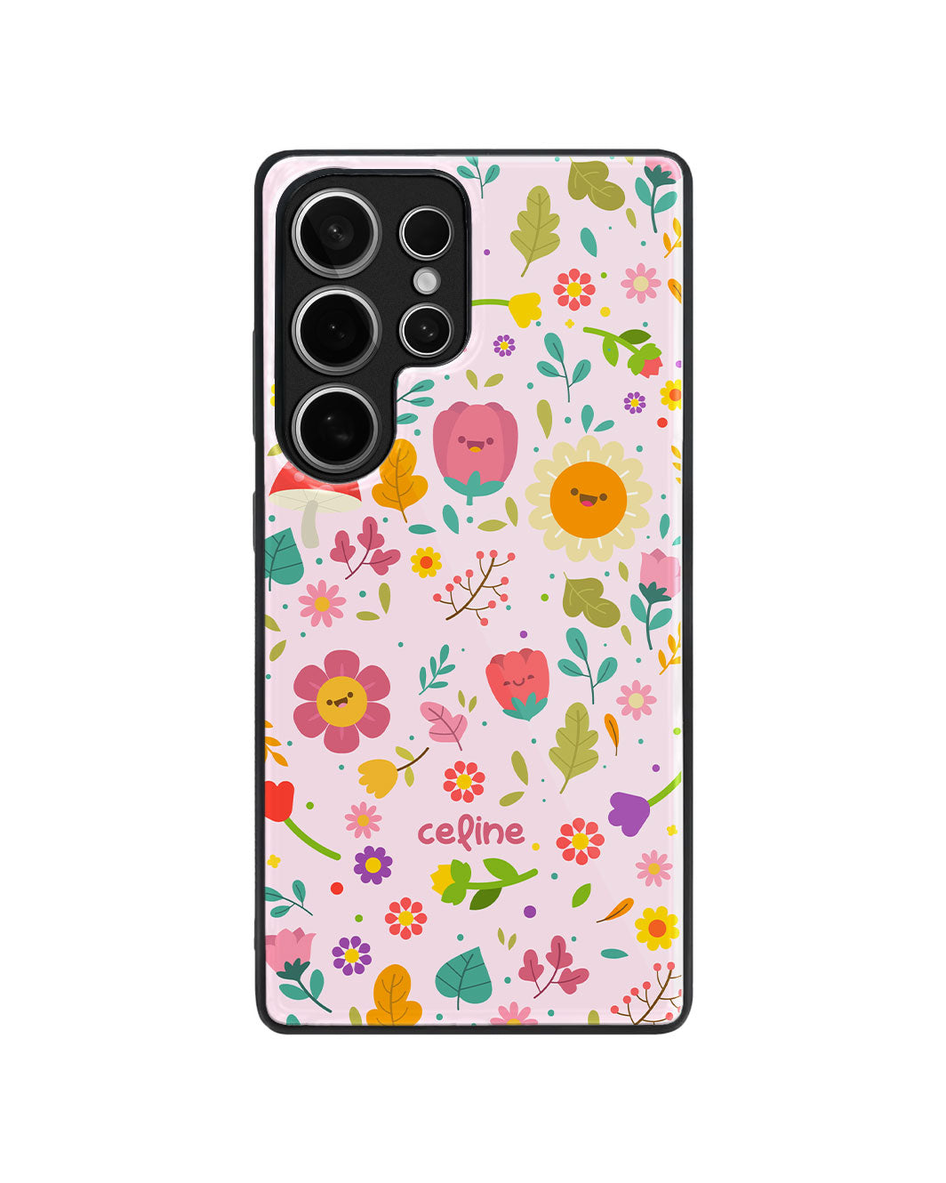 Android Premium Glaze Case - Fun Floral