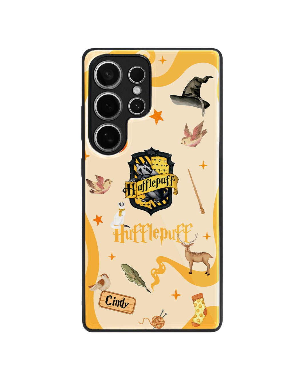 Android Premium Glaze Case - Hufflepuff