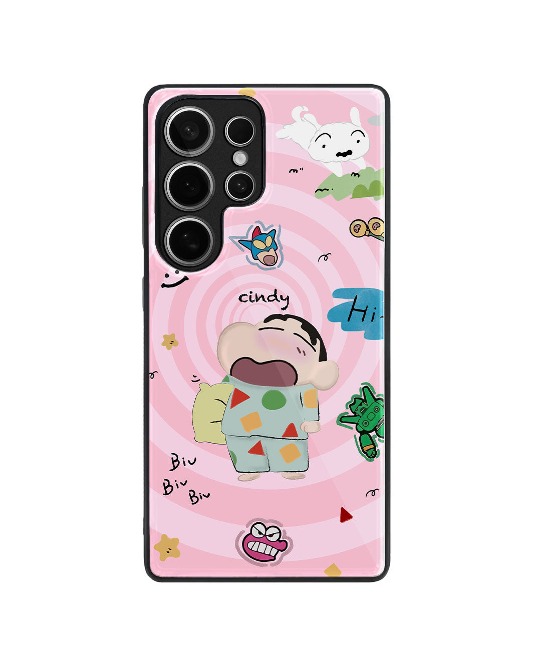 Android Premium Glaze Case - Sleepy Shinchan