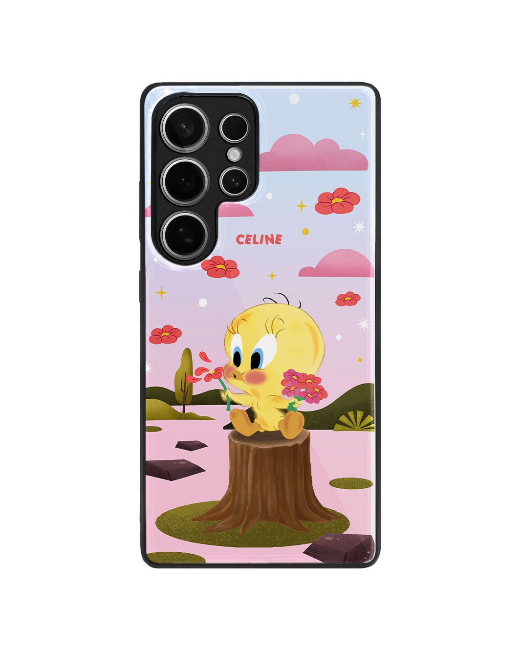 Android Premium Glaze Case - Tweety Flower