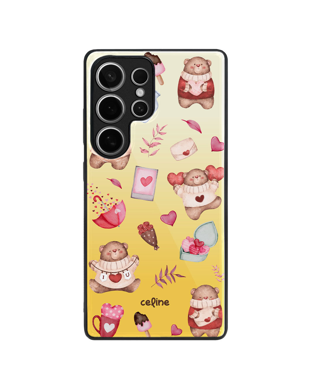 Android Premium Glaze Case - Valentine With My Bear
