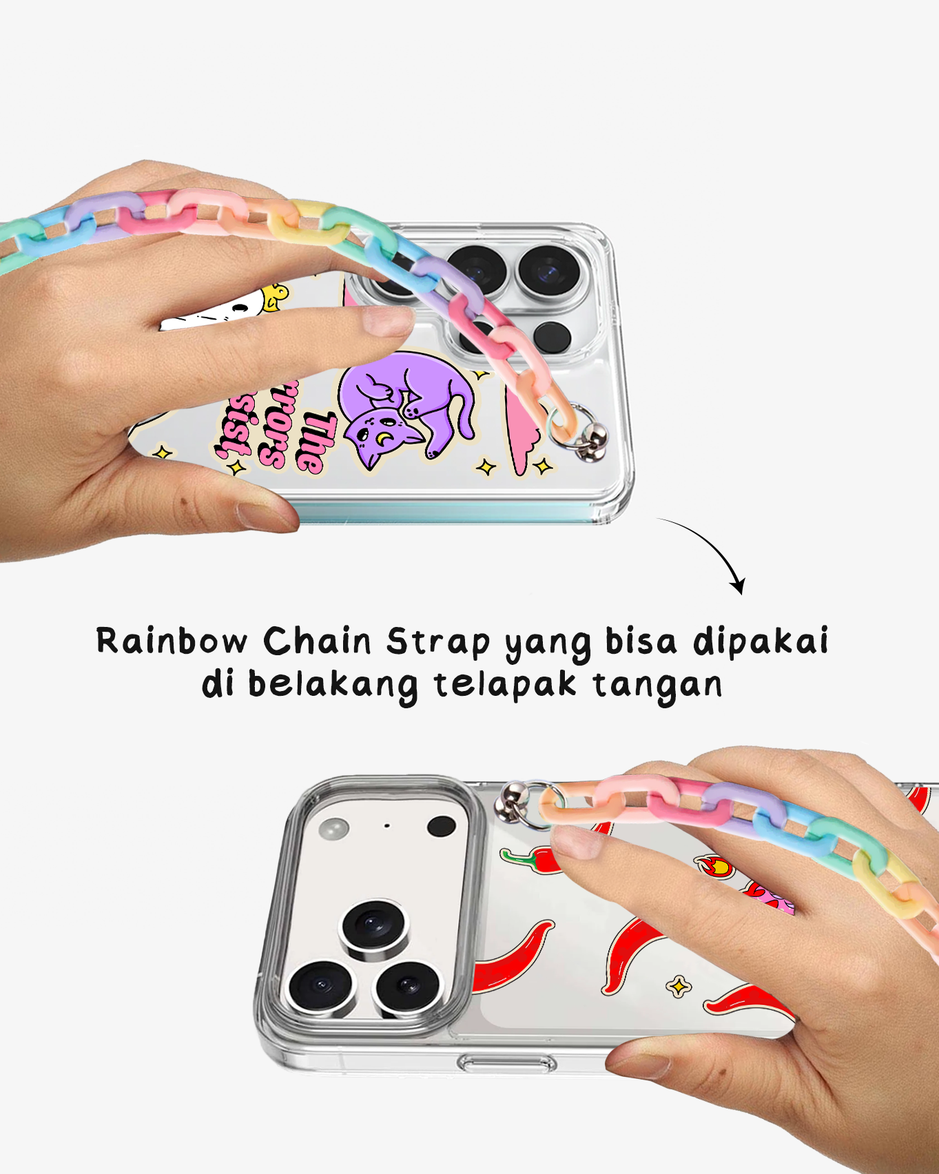 iPhone Chain Strap Case - Bowtiful Life