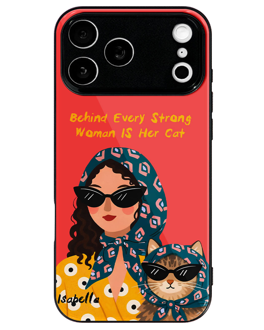 iPhone Premium Glaze Case - Cool Cat Energy