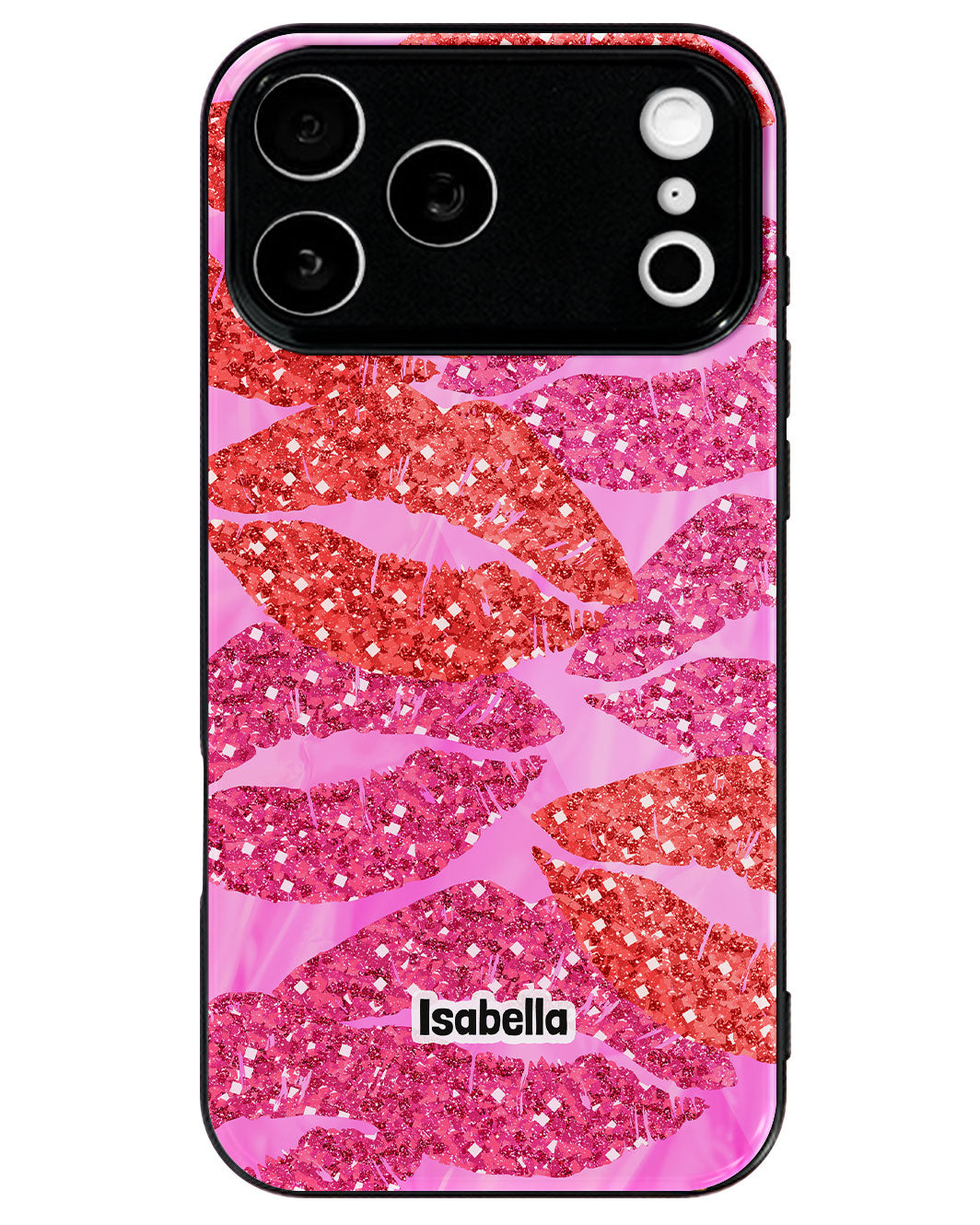 iPhone Premium Glaze Case - Glitter Kiss