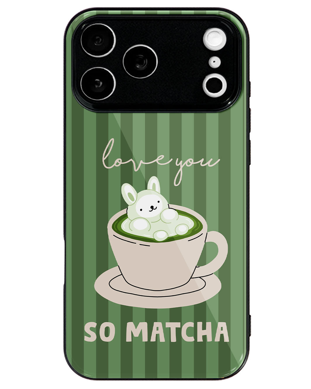 iPhone Premium Glaze Case - Matcha Love
