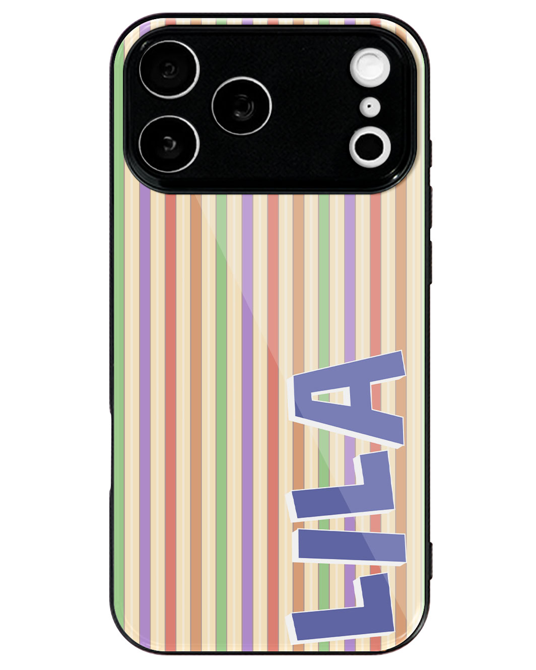 iPhone Premium Glaze Case - Rainbow Linen