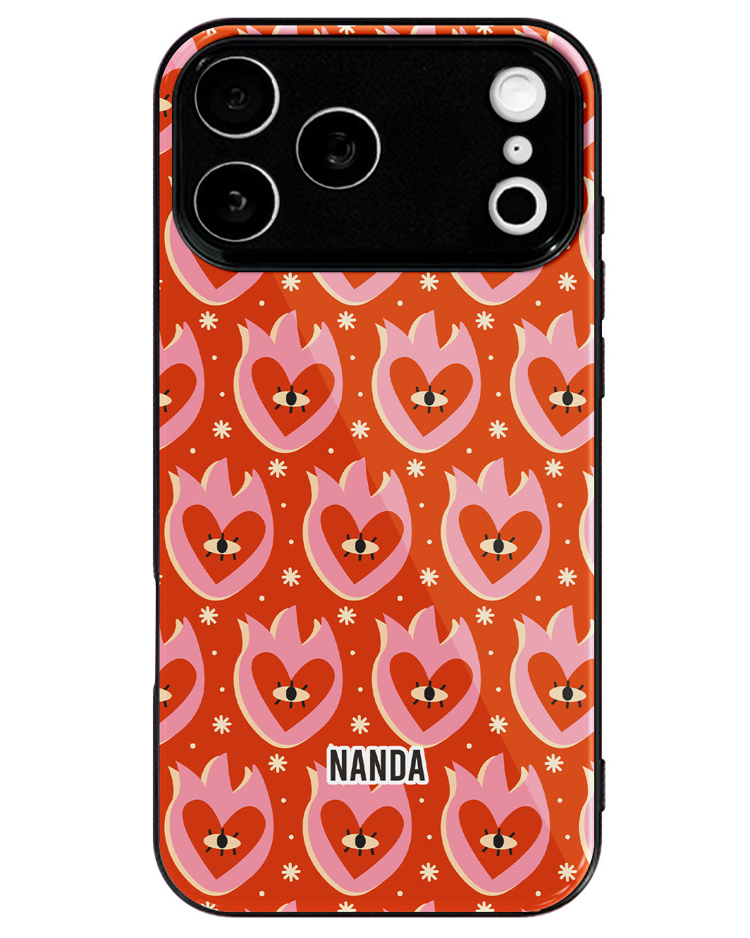 iPhone Premium Glaze Case - Red Sparks