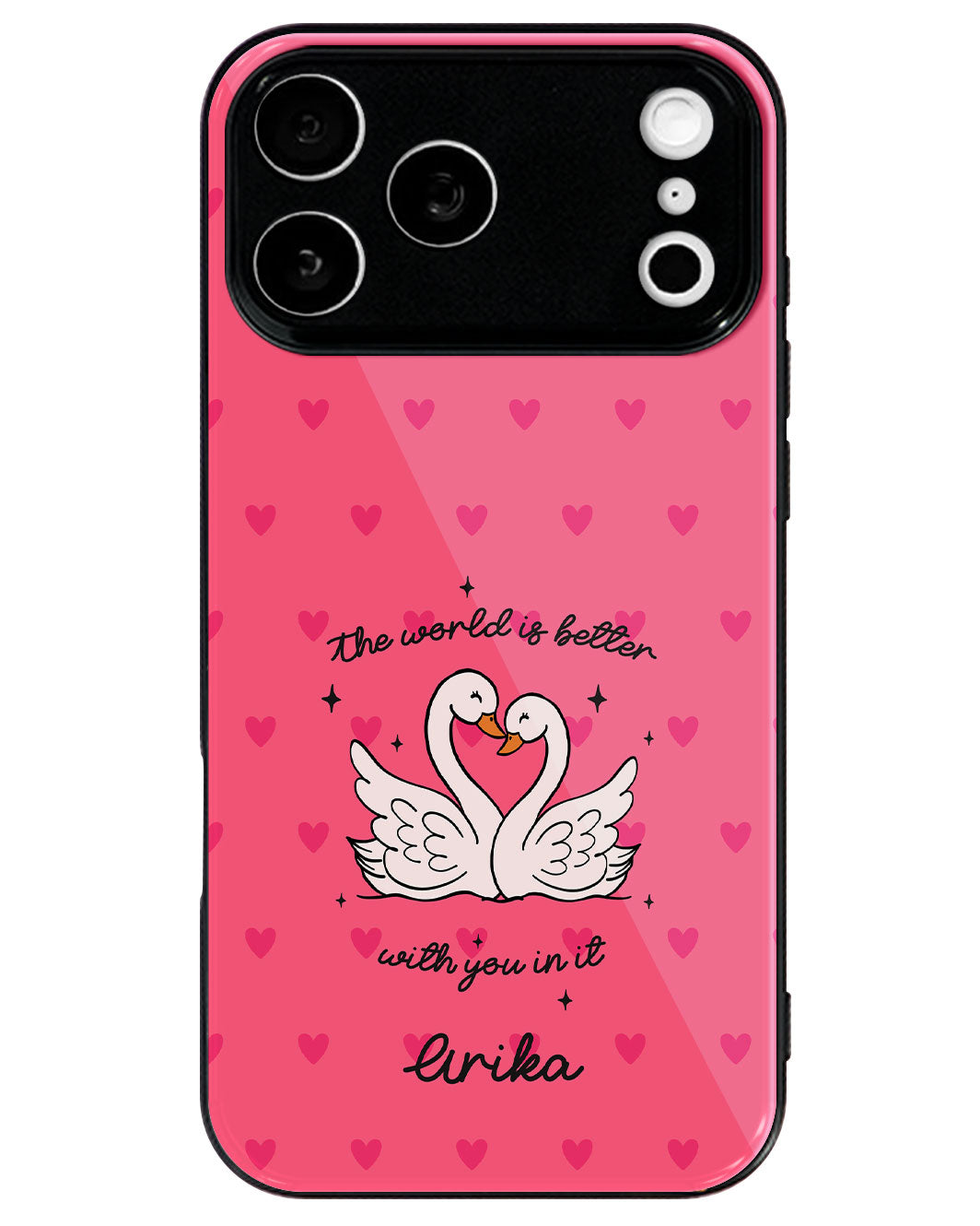 iPhone Premium Glaze Case - Swan Soulmate