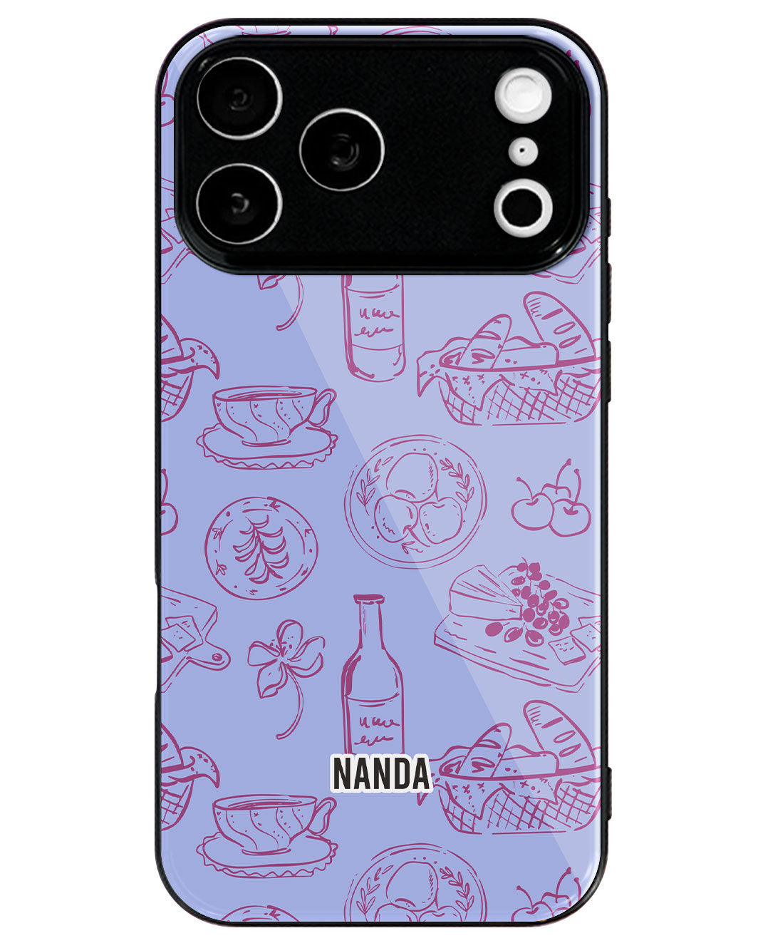 iPhone Premium Glaze Case - Tea & Treats