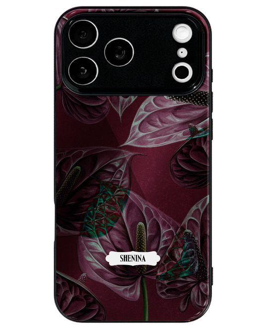 iPhone Premium Glaze Case - Anthurium