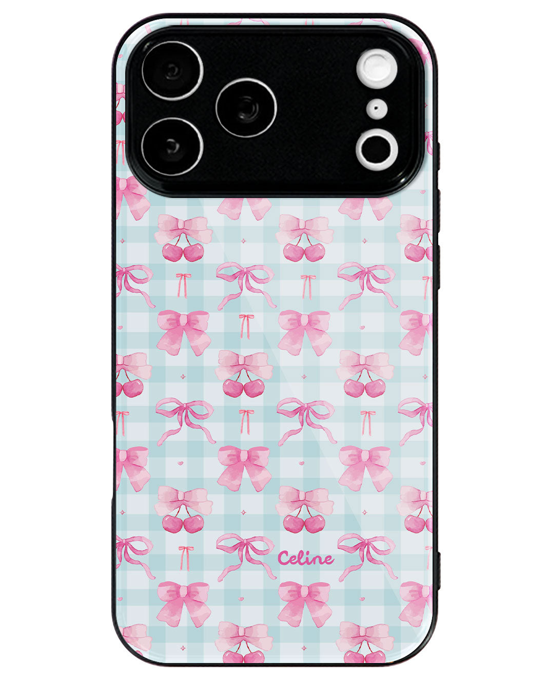 iPhone Premium Glaze Case - Berry Pin