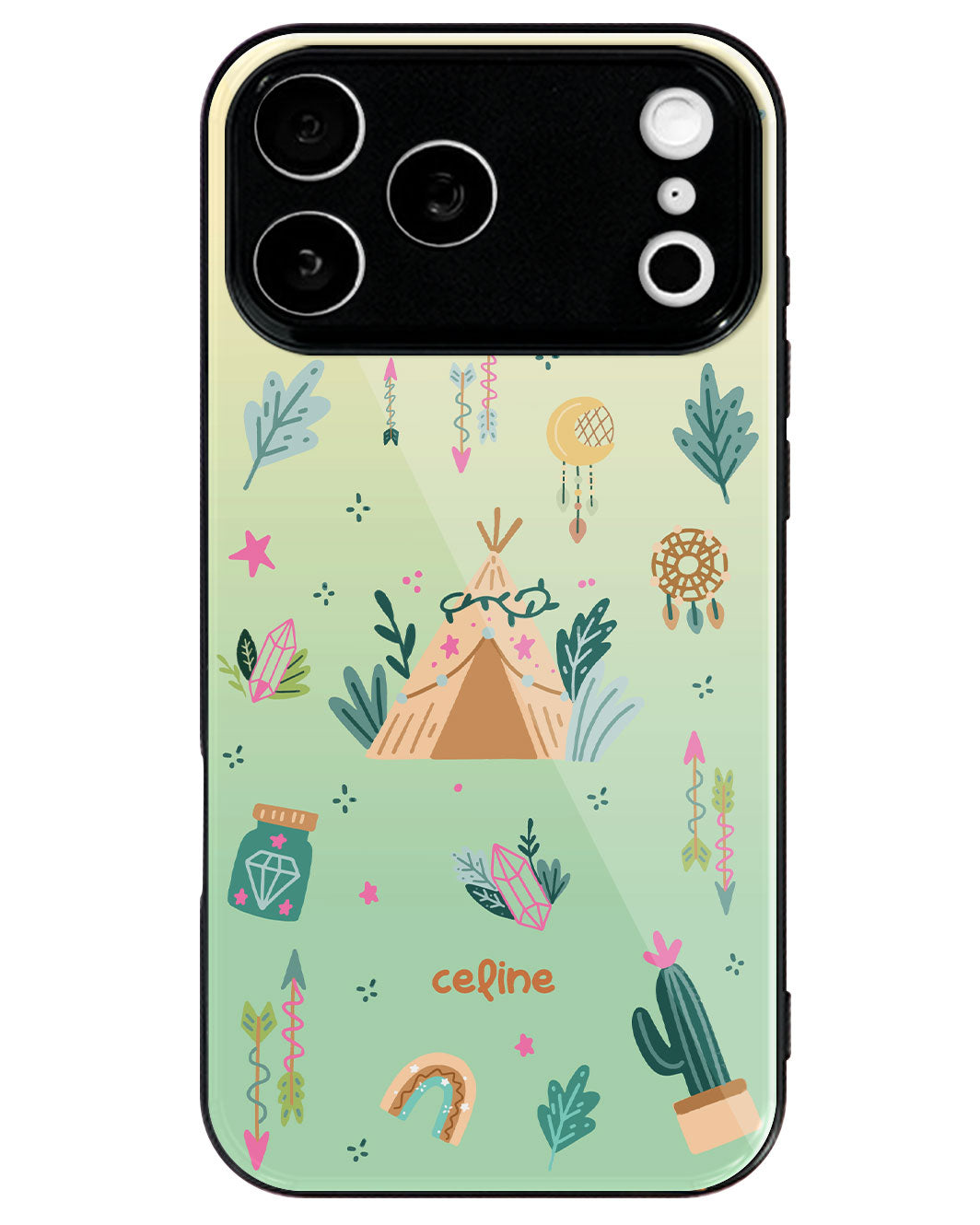 iPhone Premium Glaze Case - Bohemian Greenland
