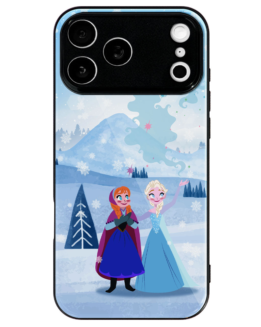 iPhone Premium Glaze Case - Elsa And Anna
