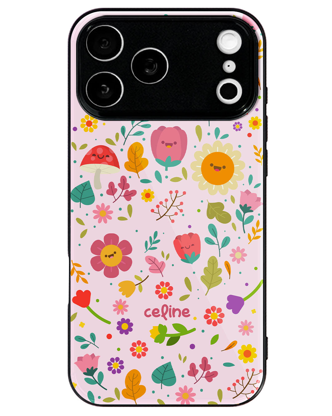 iPhone Premium Glaze Case - Fun Floral