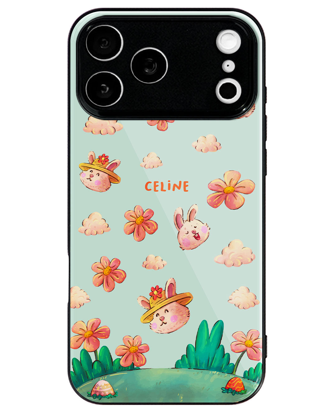 iPhone Premium Glaze Case - Gardening Bunny