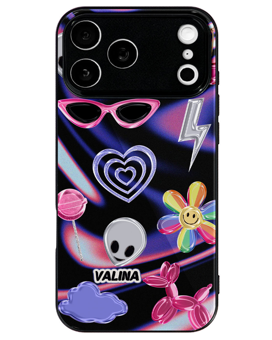 iPhone Premium Glaze Case - Glitter Mode