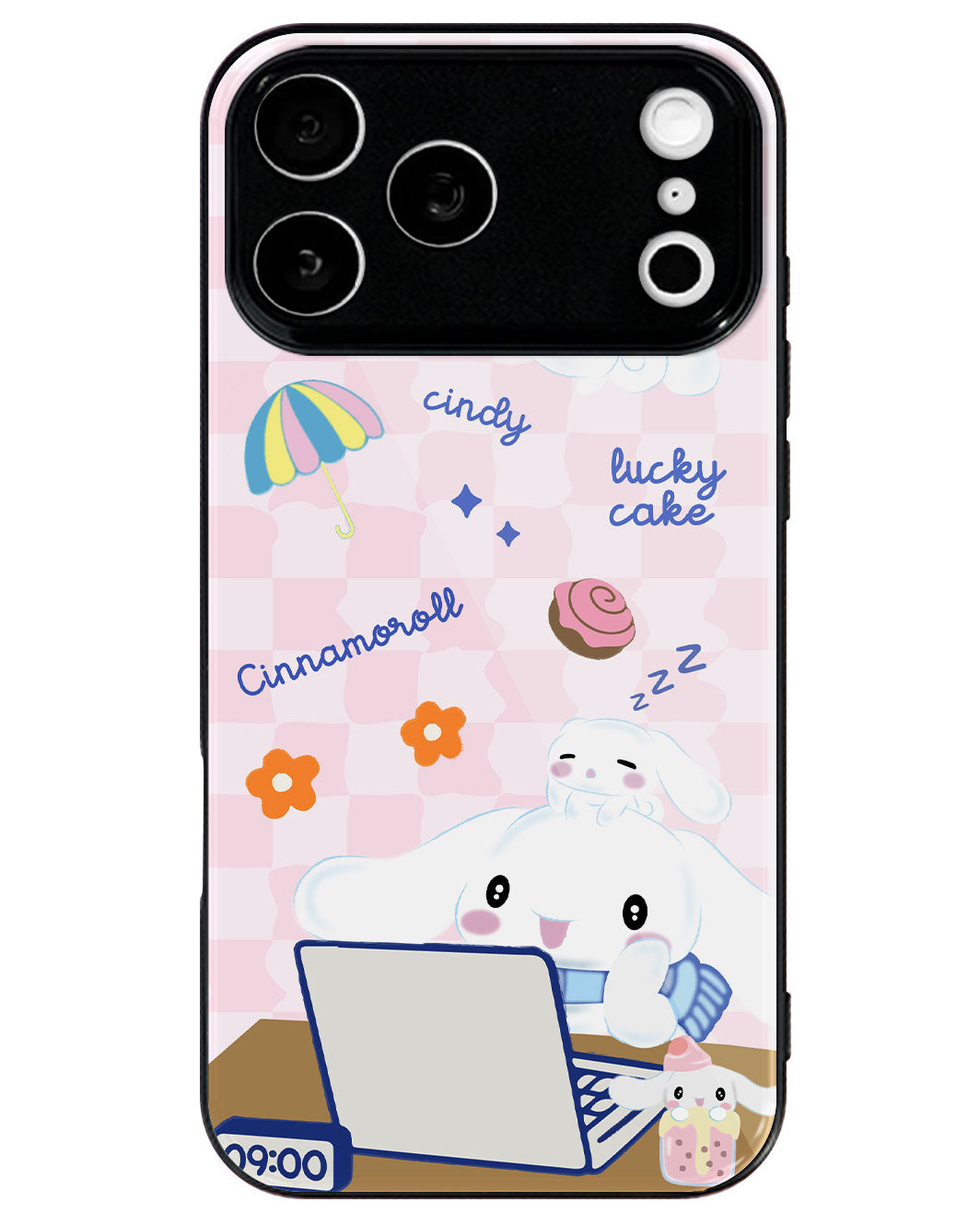 iPhone Premium Glaze Case - Hard Work Cinnamoroll