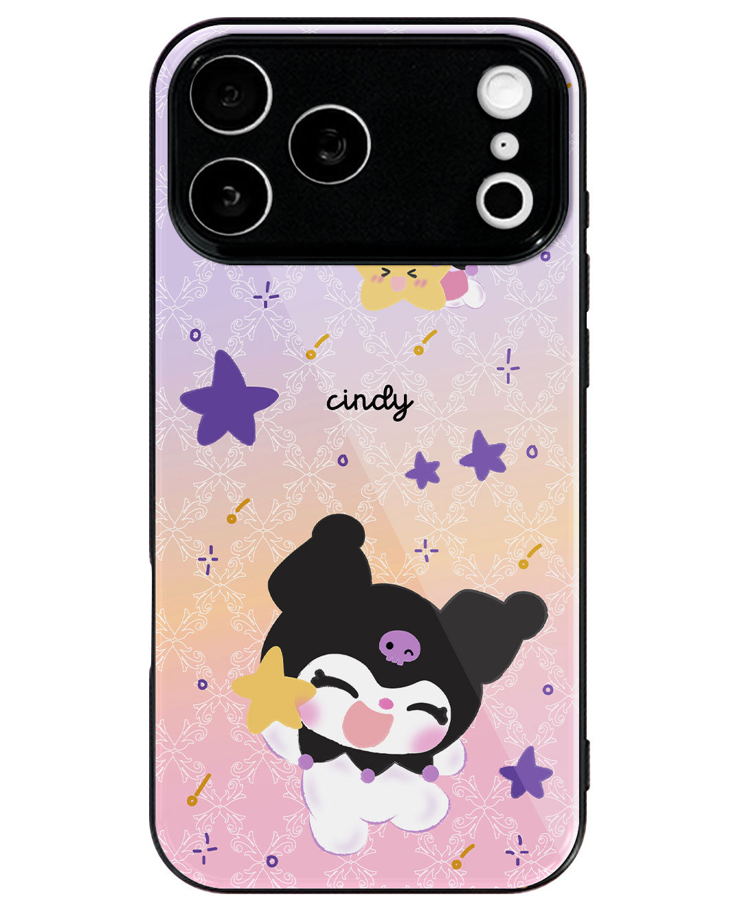 iPhone Premium Glaze Case - Kuromi Star