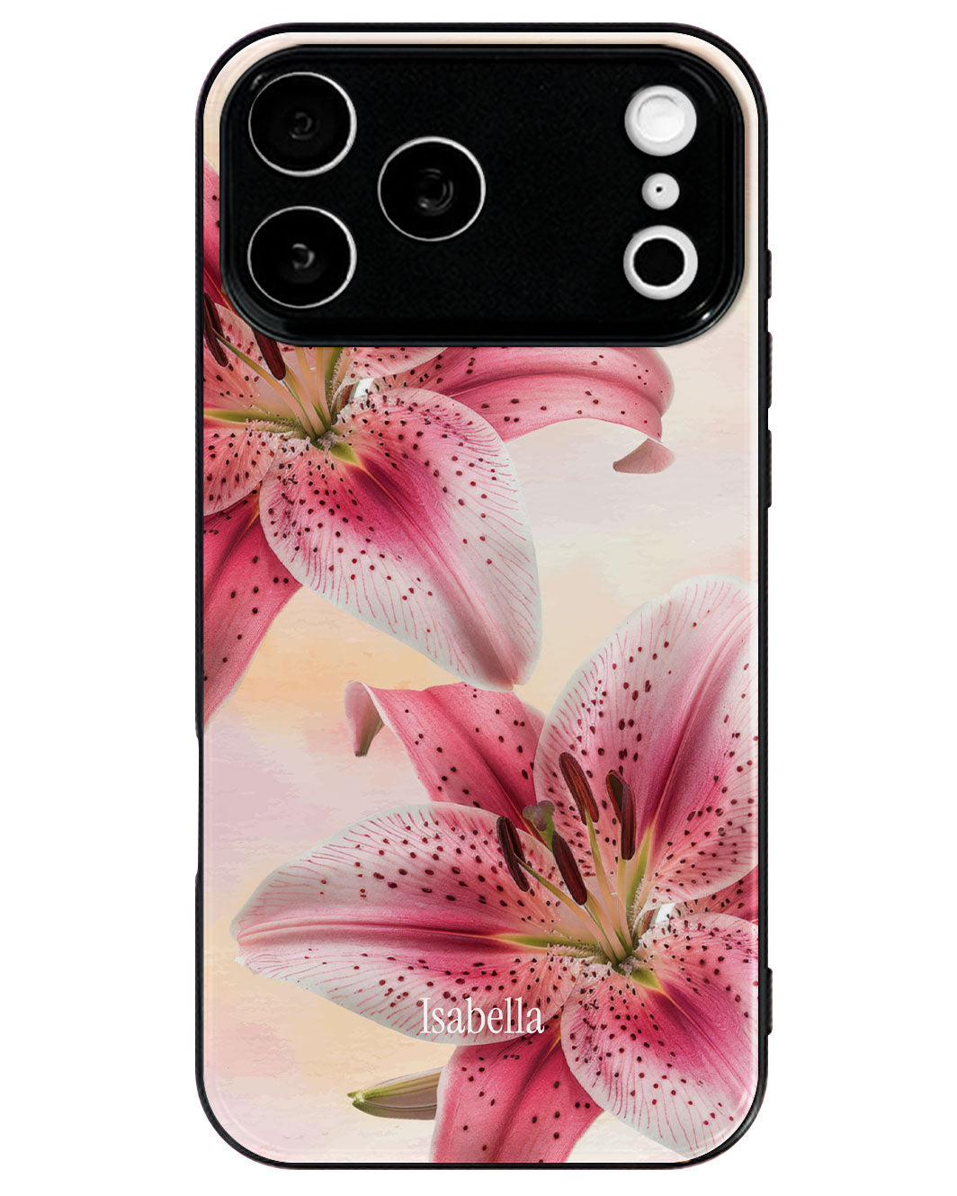 iPhone Premium Glaze Case - Lily Charm