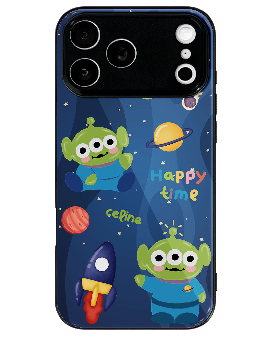 iPhone Premium Glaze Case - Little Green Man