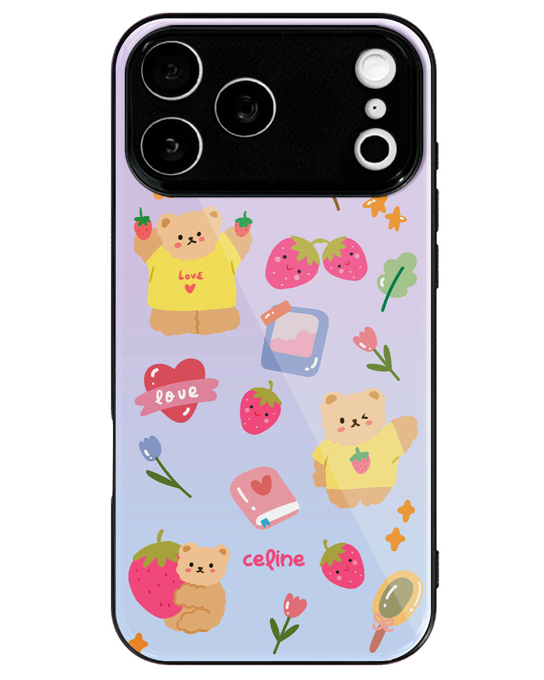 iPhone Premium Glaze Case - Love Berry