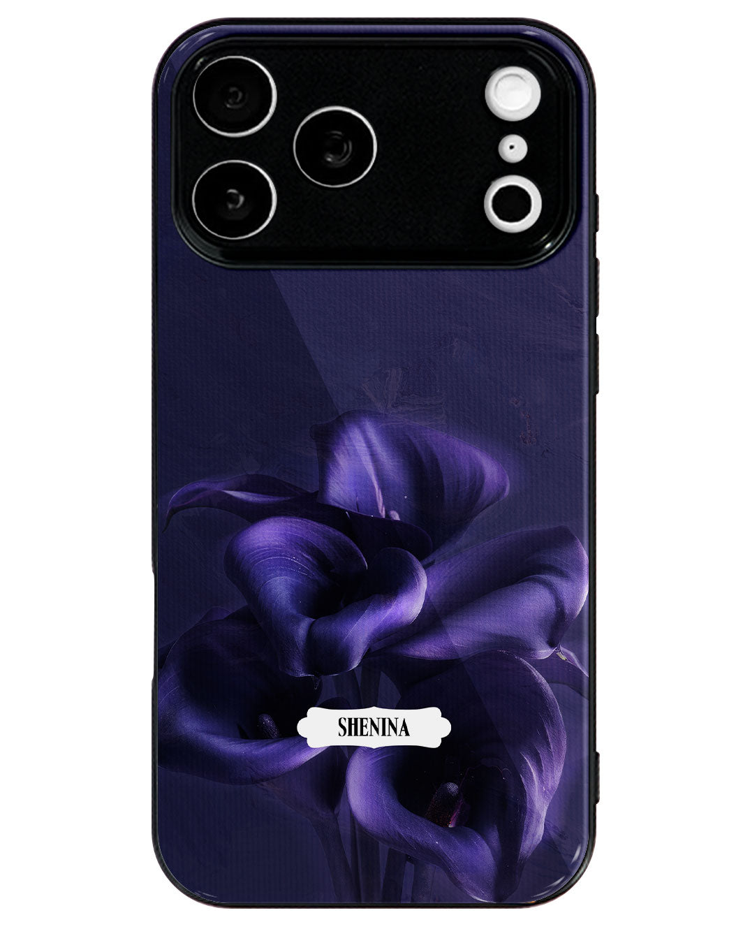 iPhone Premium Glaze Case - Midnight Bloom