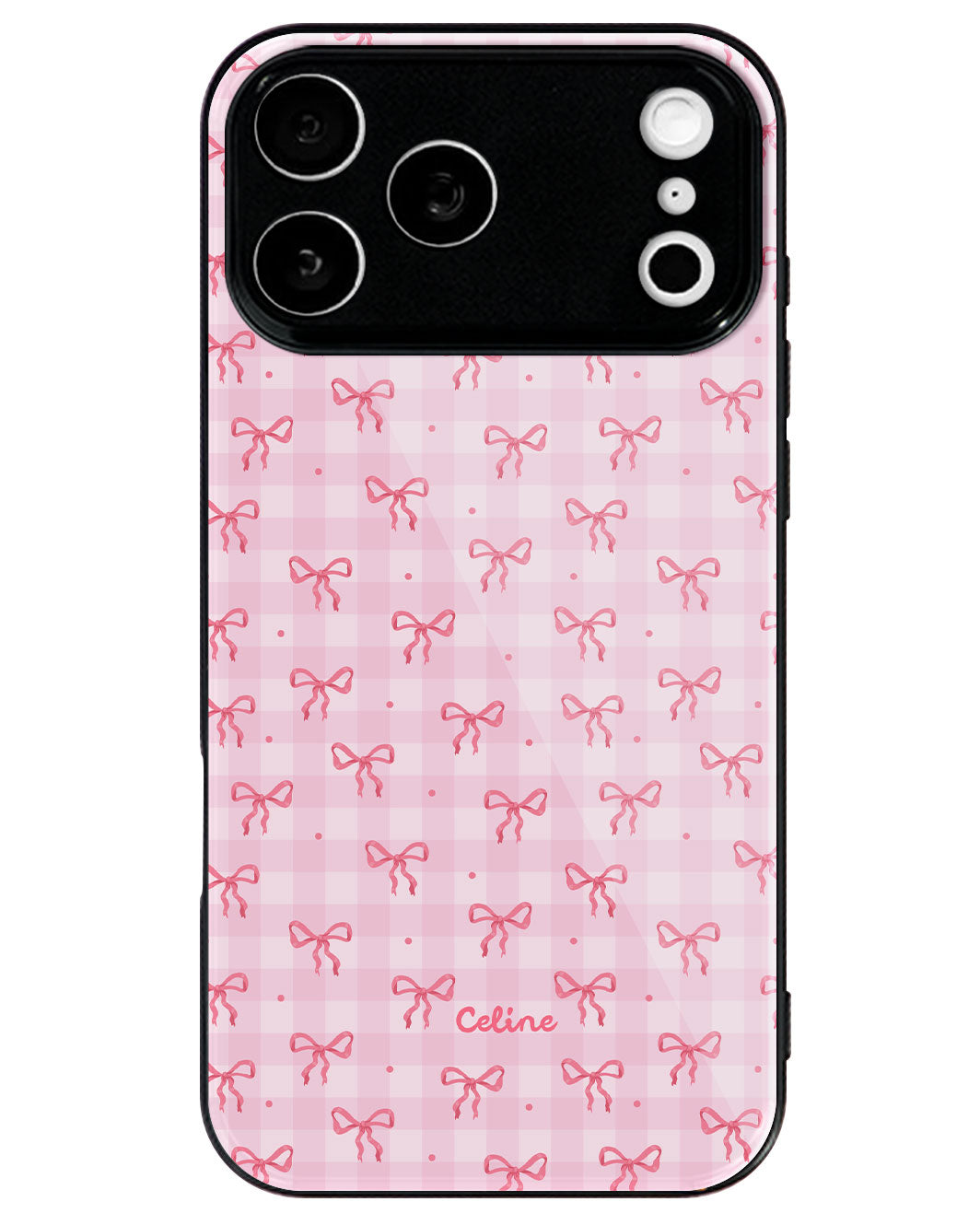 iPhone Premium Glaze Case - Pink Ribbon